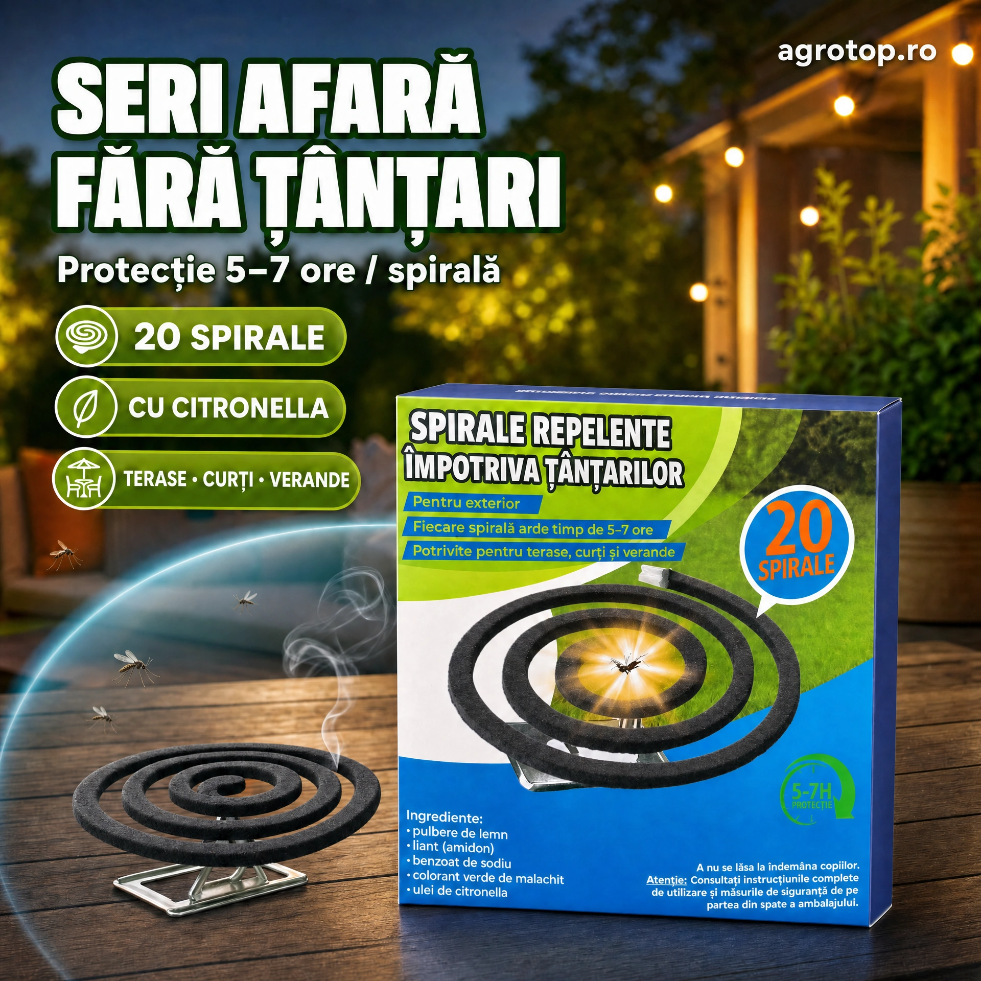 Spirale impotriva tantarilor - negre