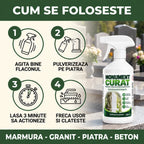 MonumentCurat - Soluție pentru curățarea și întreținerea pietrei funerare
