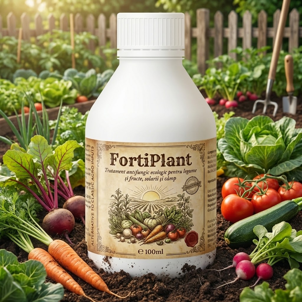 FortiPlant – Fungicid ecologic pentru legume si fructe, solarii si camp, 100ml