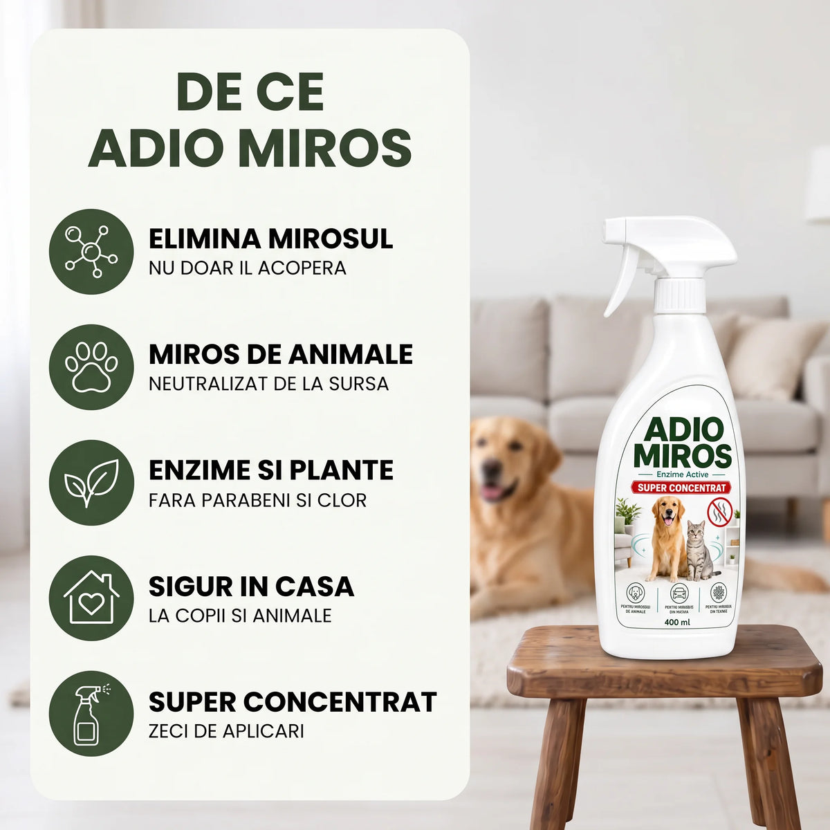Adio Miros, 400ml