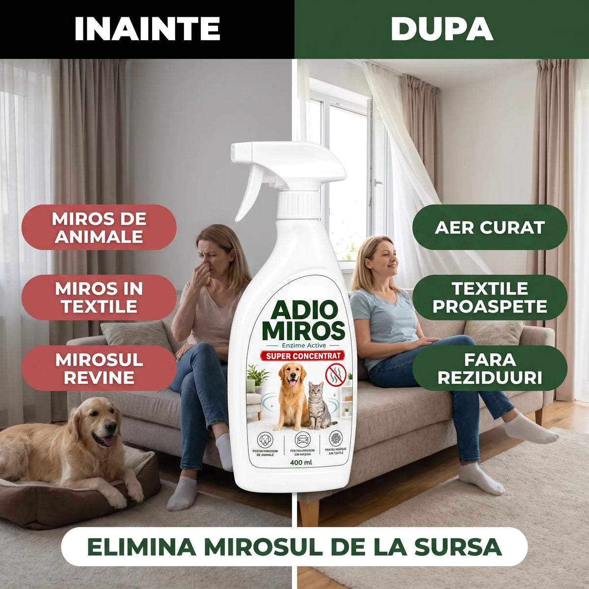 Adio Miros, 400ml