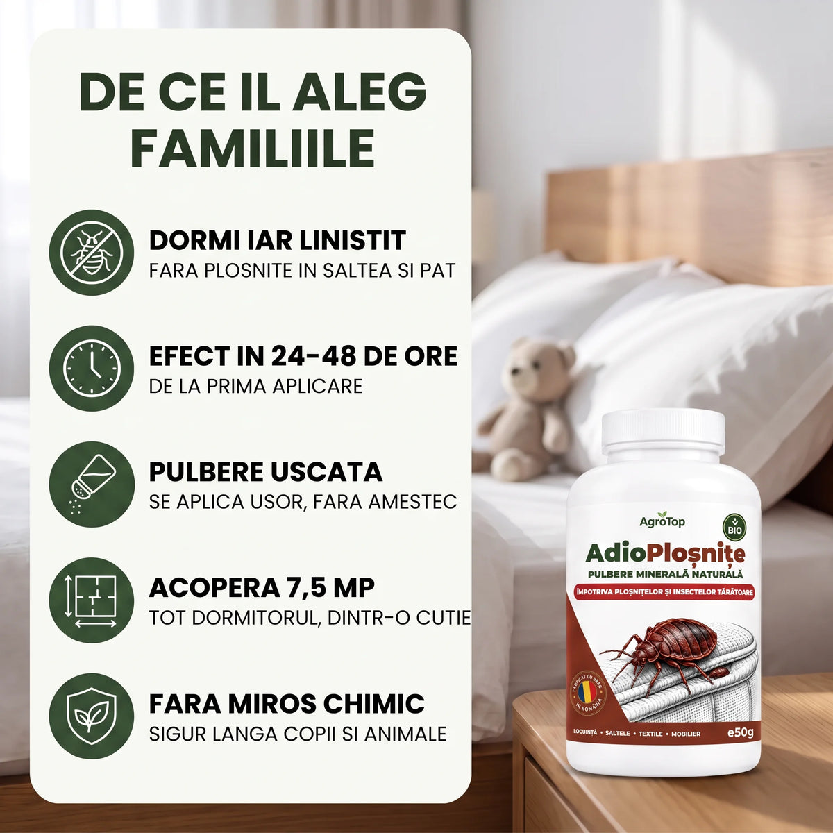 AdioPloșnițe - Protectie eficienta impotriva plosnitelor