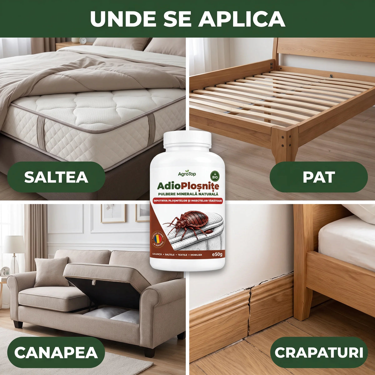 AdioPloșnițe - Protectie eficienta impotriva plosnitelor