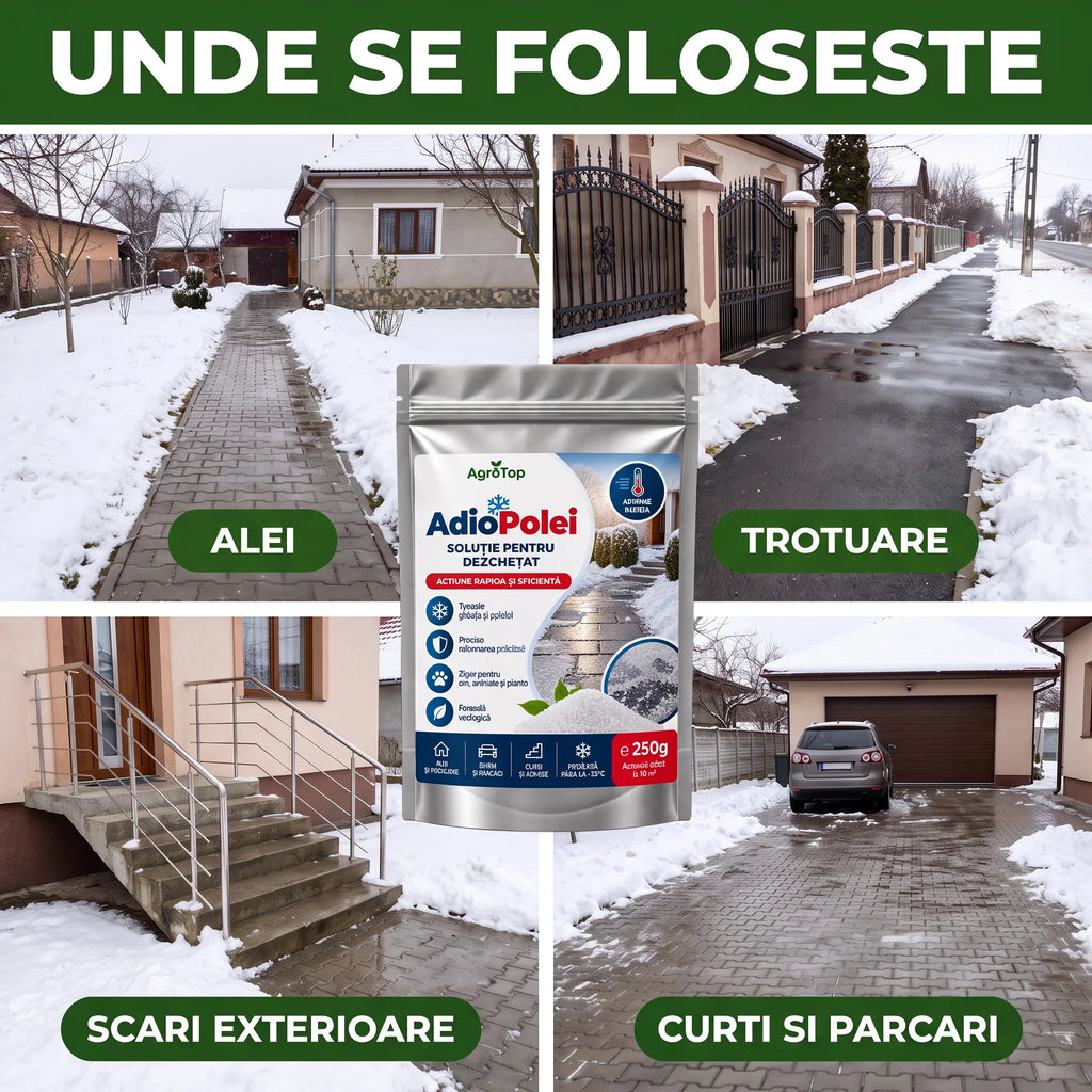 AdioPolei - Solutie pentru dezghetat, 250g