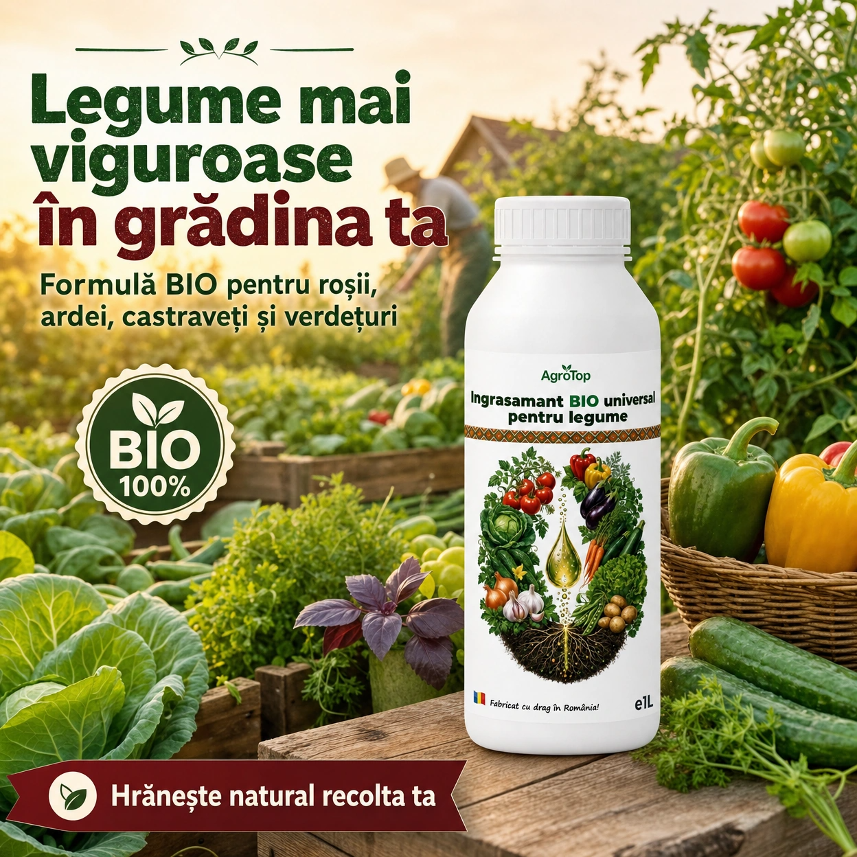 Ingrasamant BIO universal pentru legume, 1L
