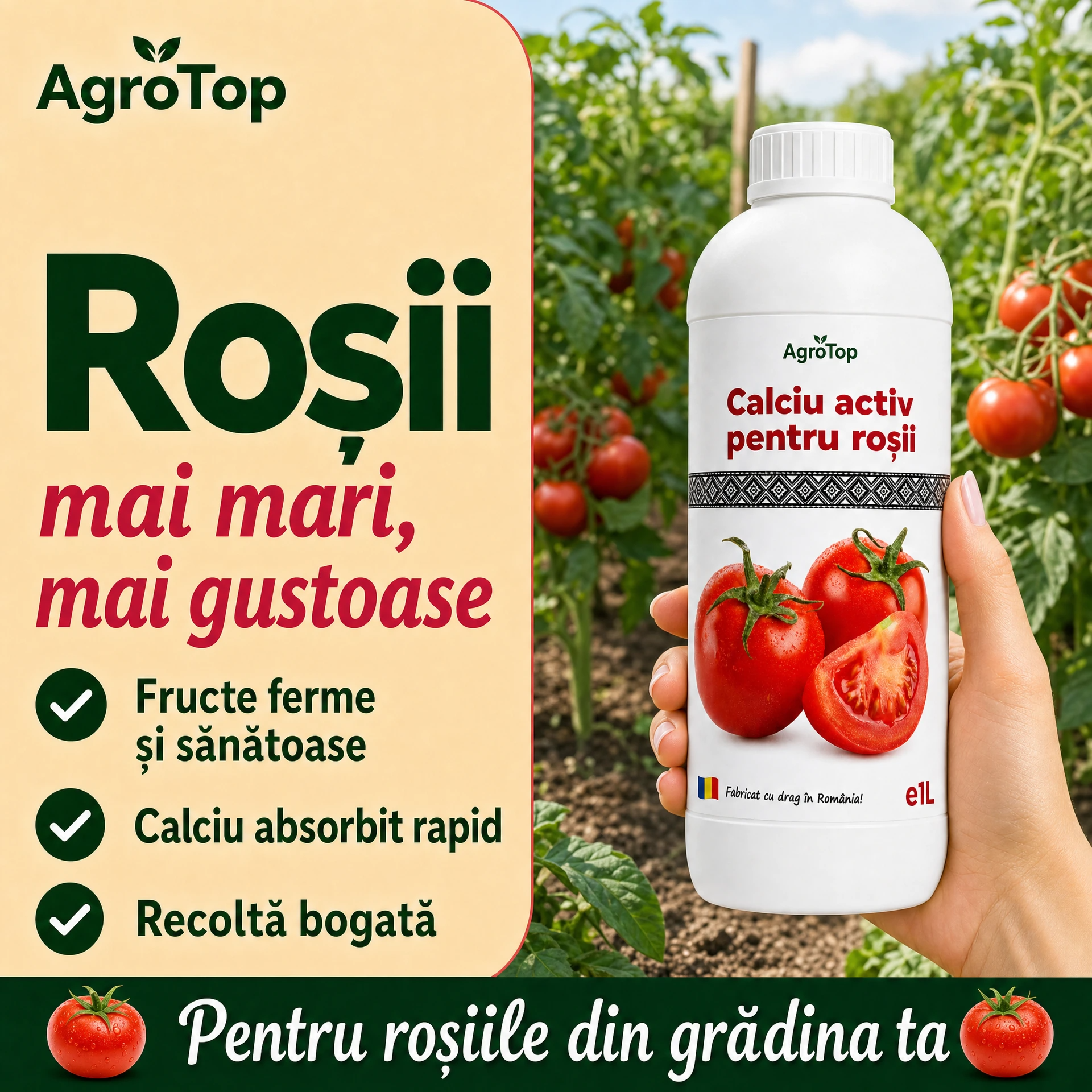 Calciu activ pentru roșii, 1L