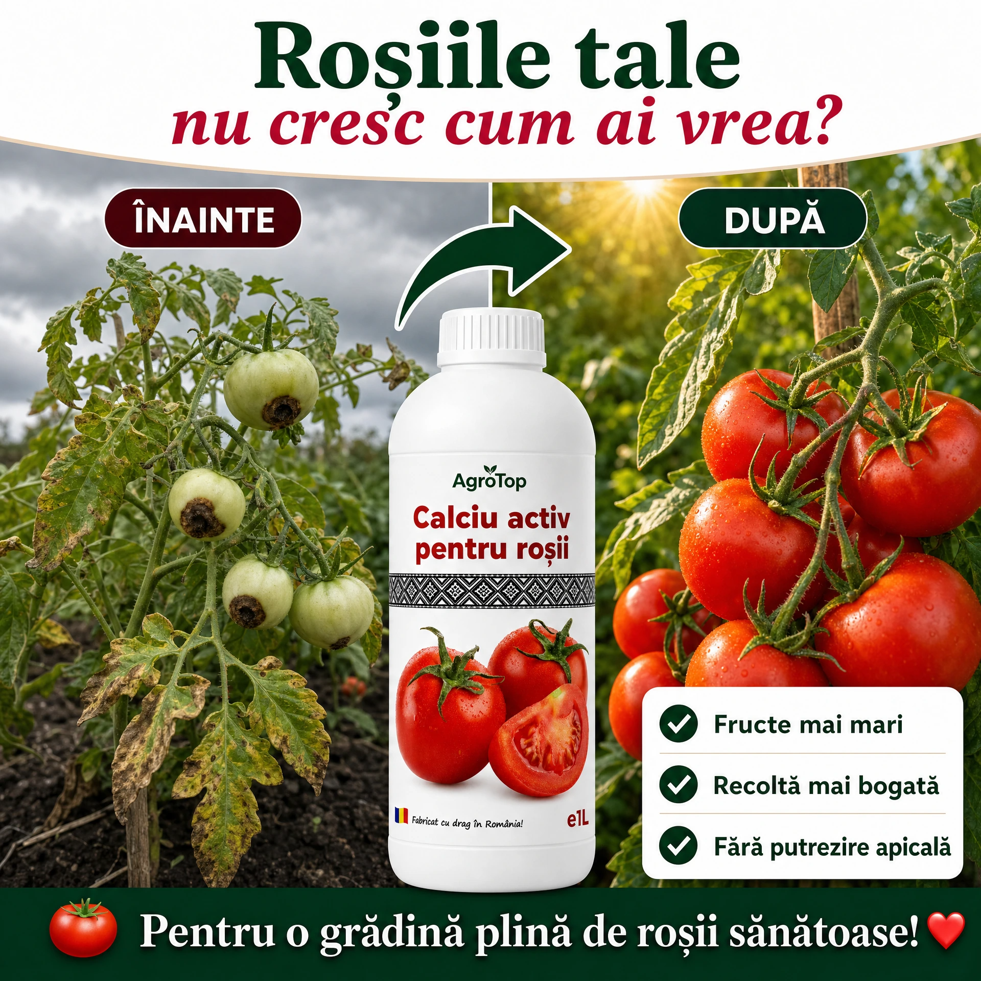 Calciu activ pentru roșii, 1L