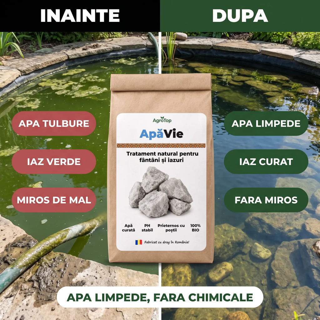 ApaVie - Tratament natural pentru fântână și iazuri, 5 Kg