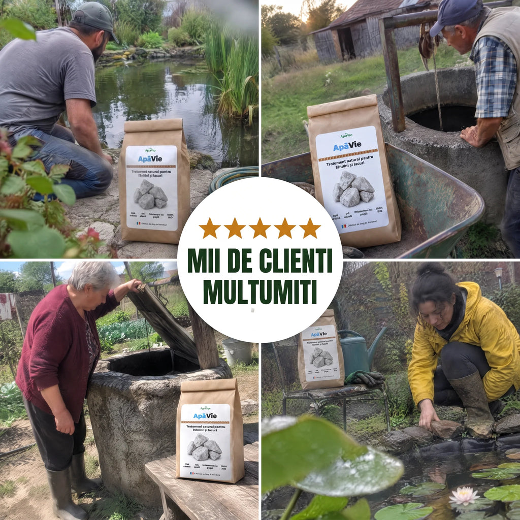 ApaVie - Tratament natural pentru fântână și iazuri, 5 Kg
