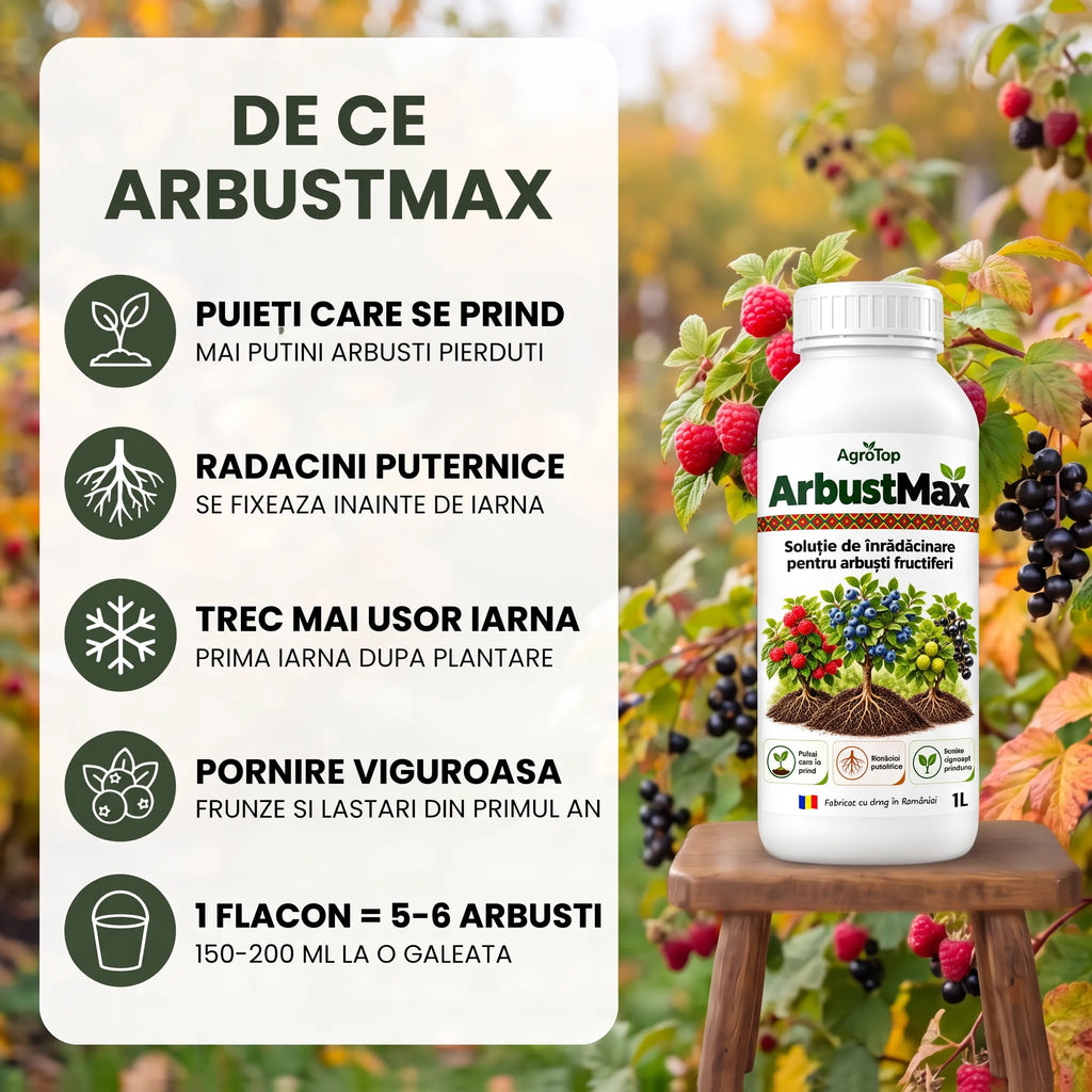 ArbustMax - Solutie inradacinare arbusti fructiferi, 1L