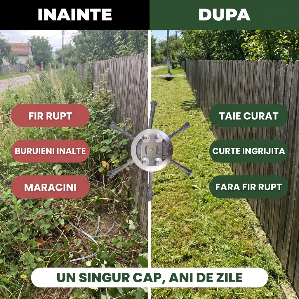 Cap tambur motocoasa cu sarma