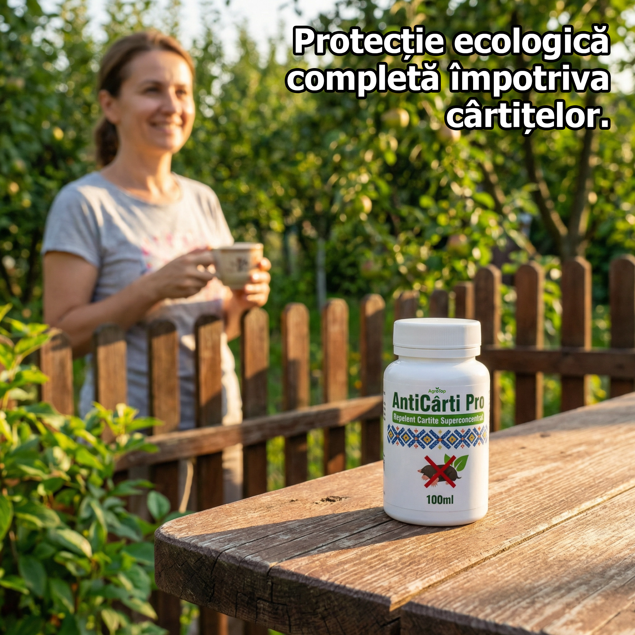 Repelent natural și puternic împotriva cârtițelor, 100 ml