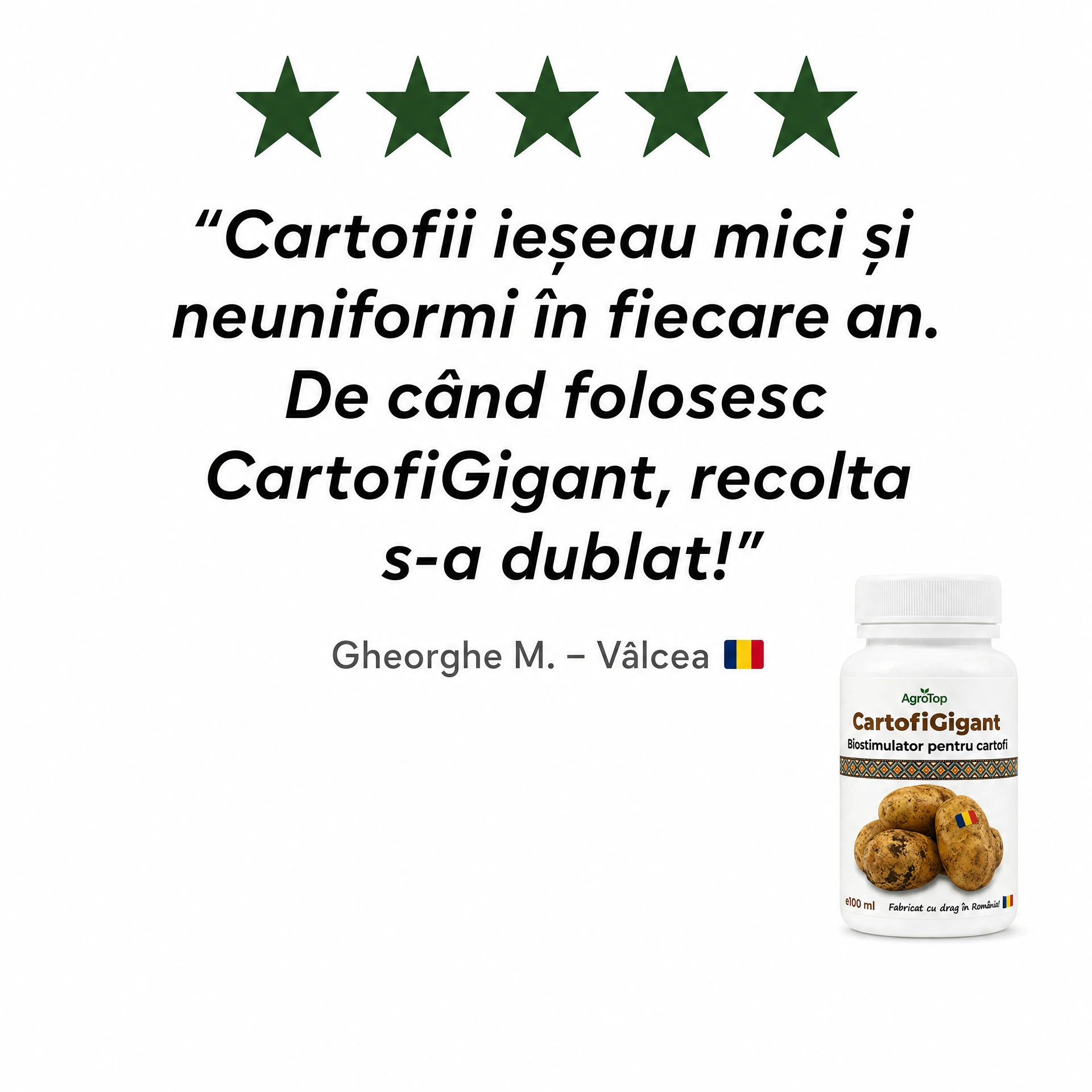 CartofiGigant, 100ml buc.