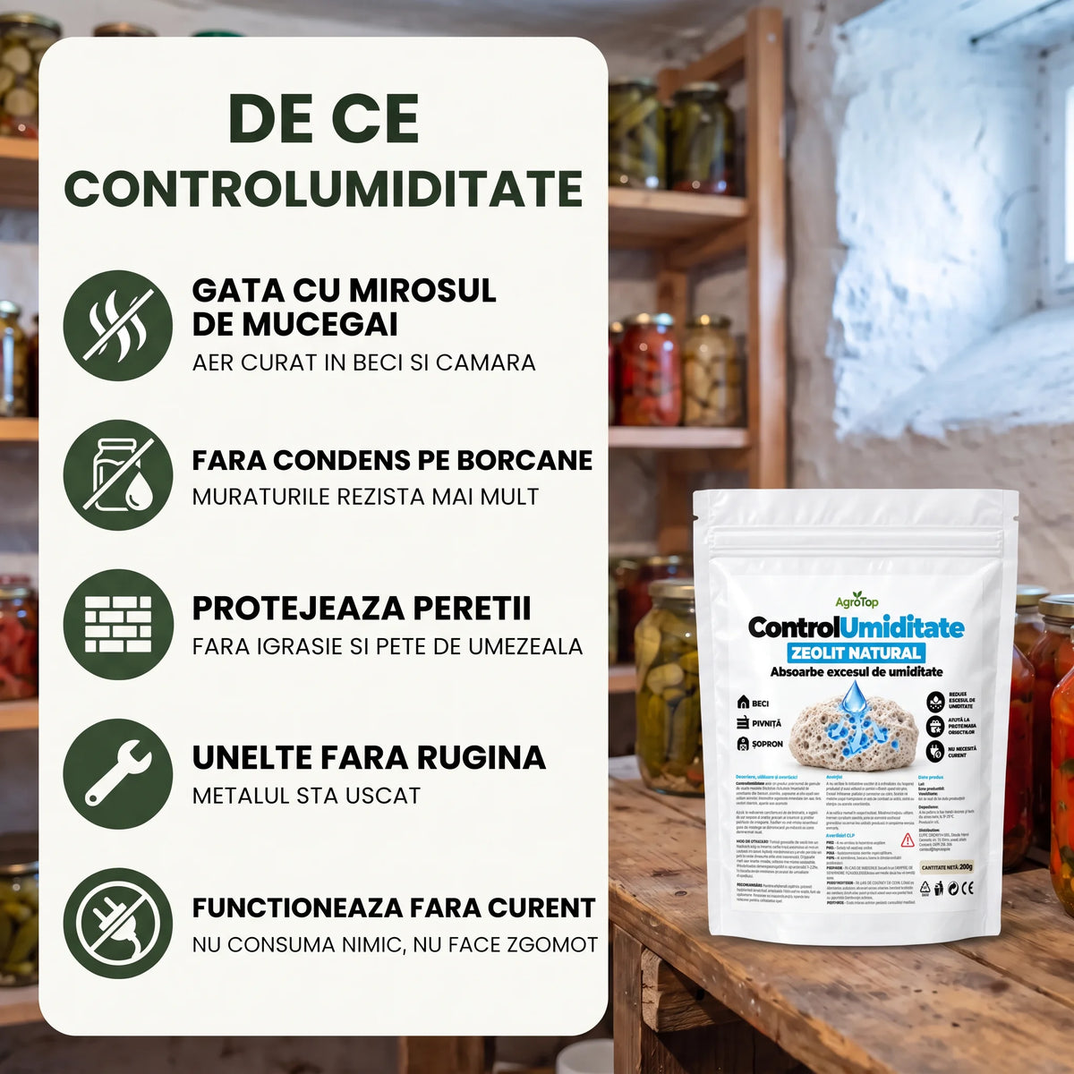 ControlUmiditate - Protectie impotriva excesului de umiditate