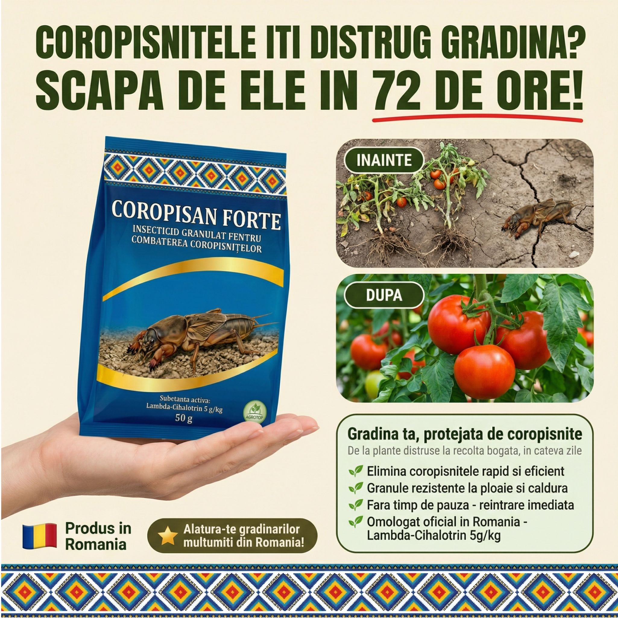 COROPISAN FORTE - Insecticid contact coropisnite, 50g