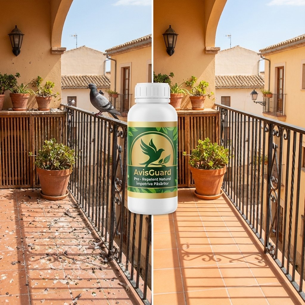 AvisGuard - Repelent Natural Împotriva Păsărilor, 100ml