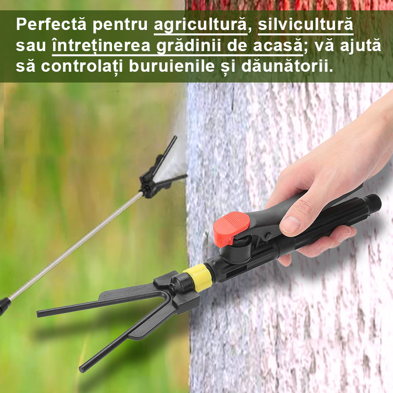 Duza inovatoare de aplicare a tratamentelor pe plante si pomi