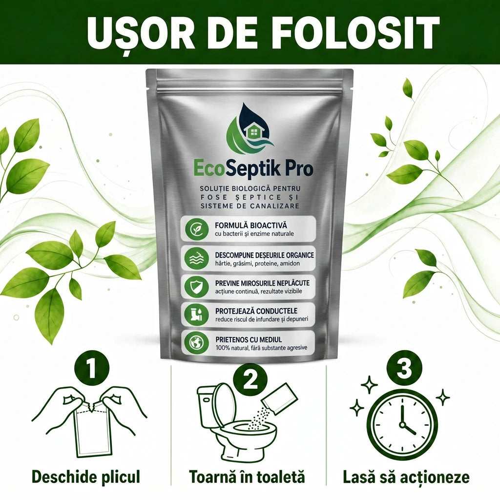 EcoSeptik Pro - Soluție pentru toalete și fose