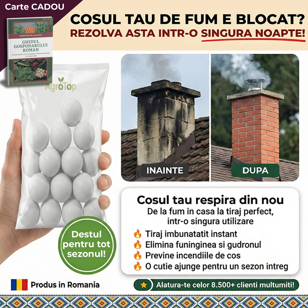 UPSELL - FocMax - Bile pentru curatarea sobelor si a hornurilor