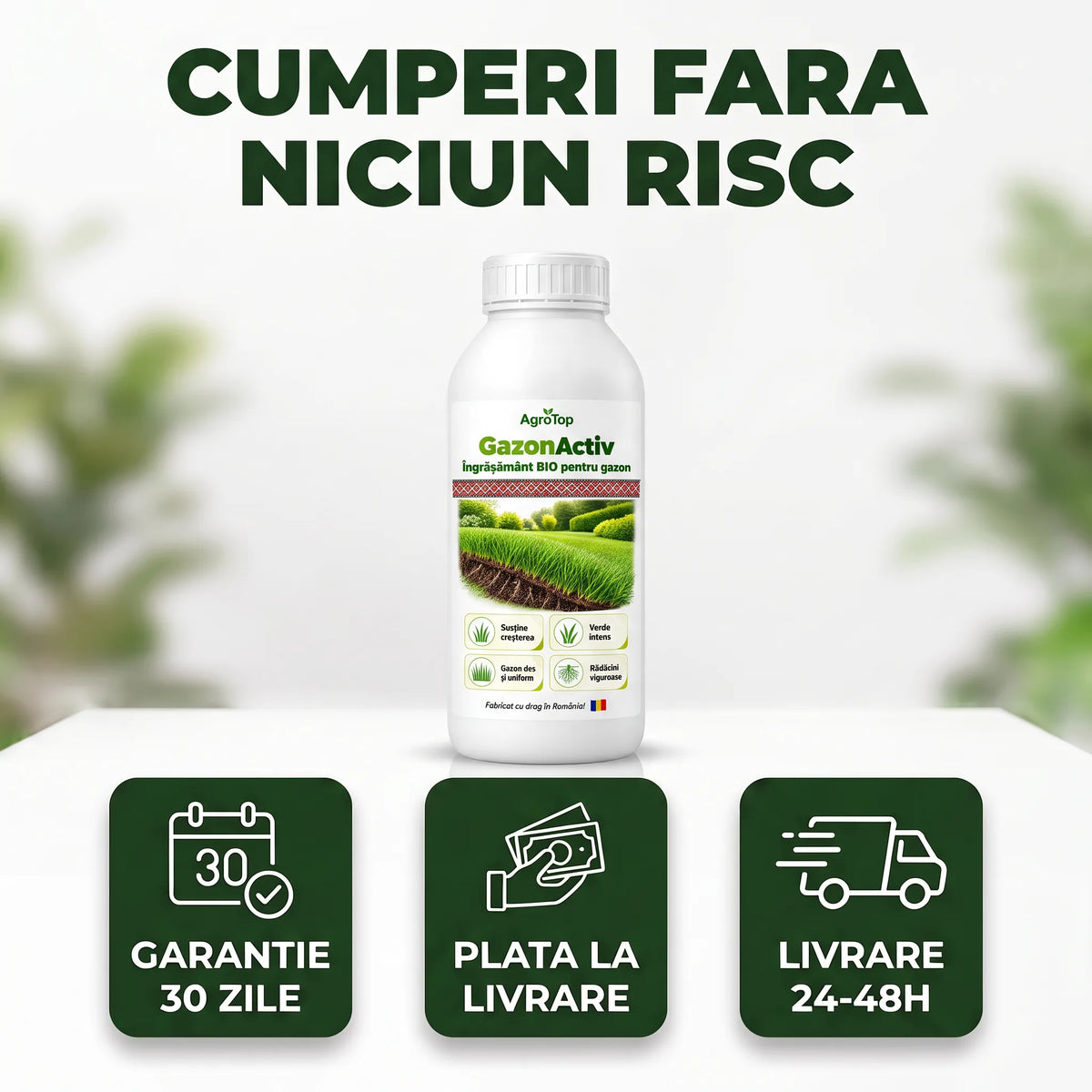 GazonActiv - Ingrasamant BIO pentru gazon, 1L