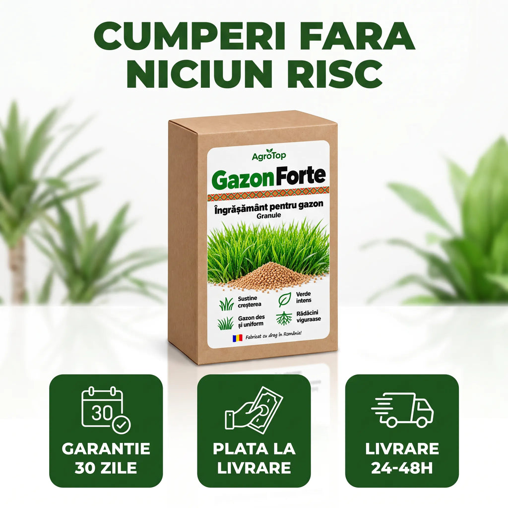 GazonForte - Ingrasamant pentru gazon granule, 1.5KG