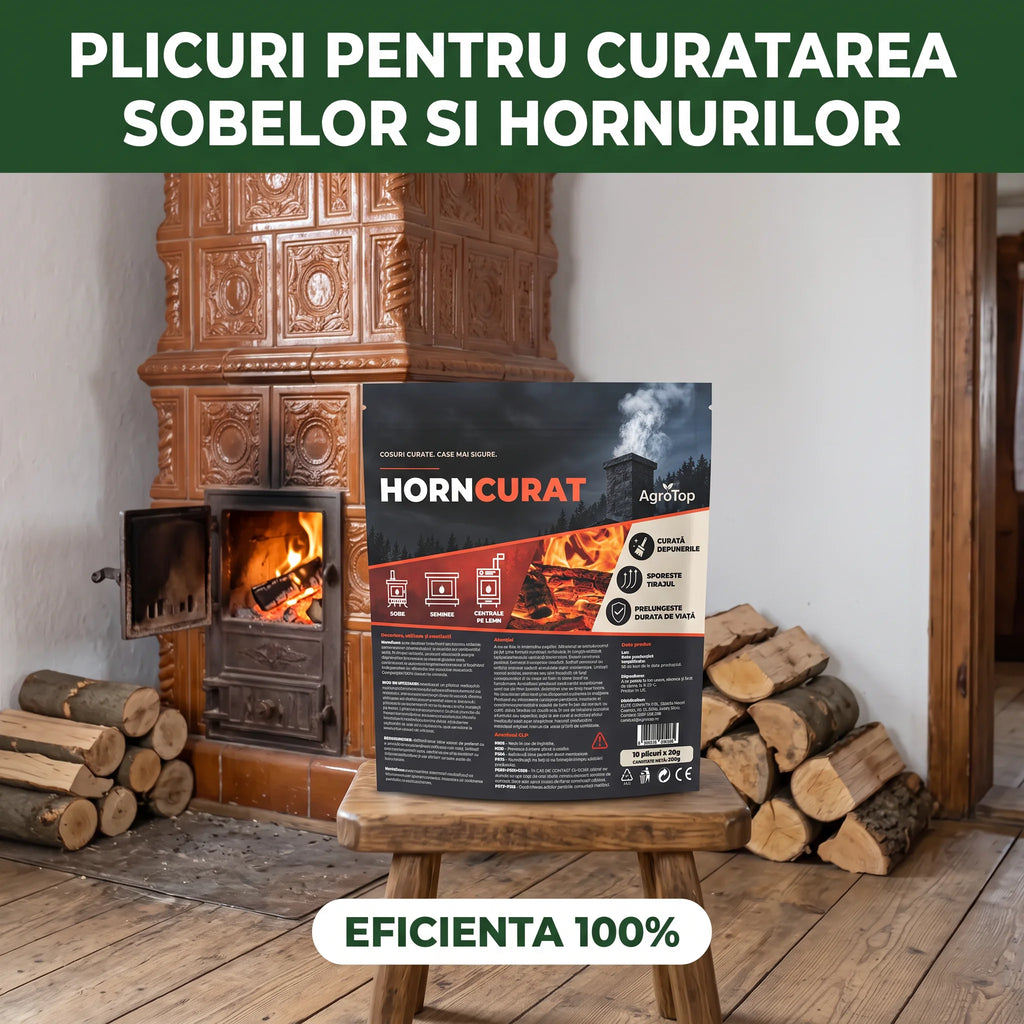 HornCurat - Plicuri pentru curatarea sobelor si a hornurilor