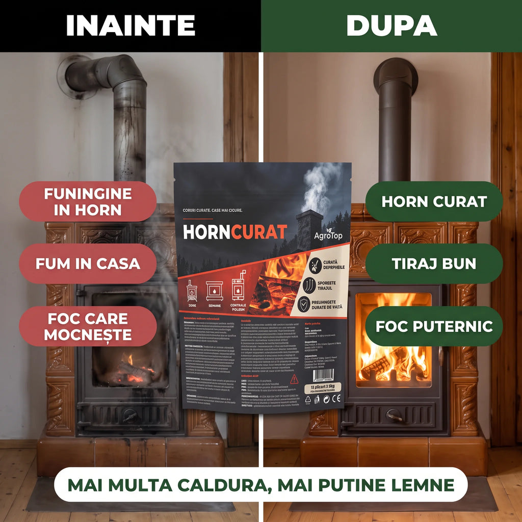 HornCurat - Plicuri pentru curatarea sobelor si a hornurilor