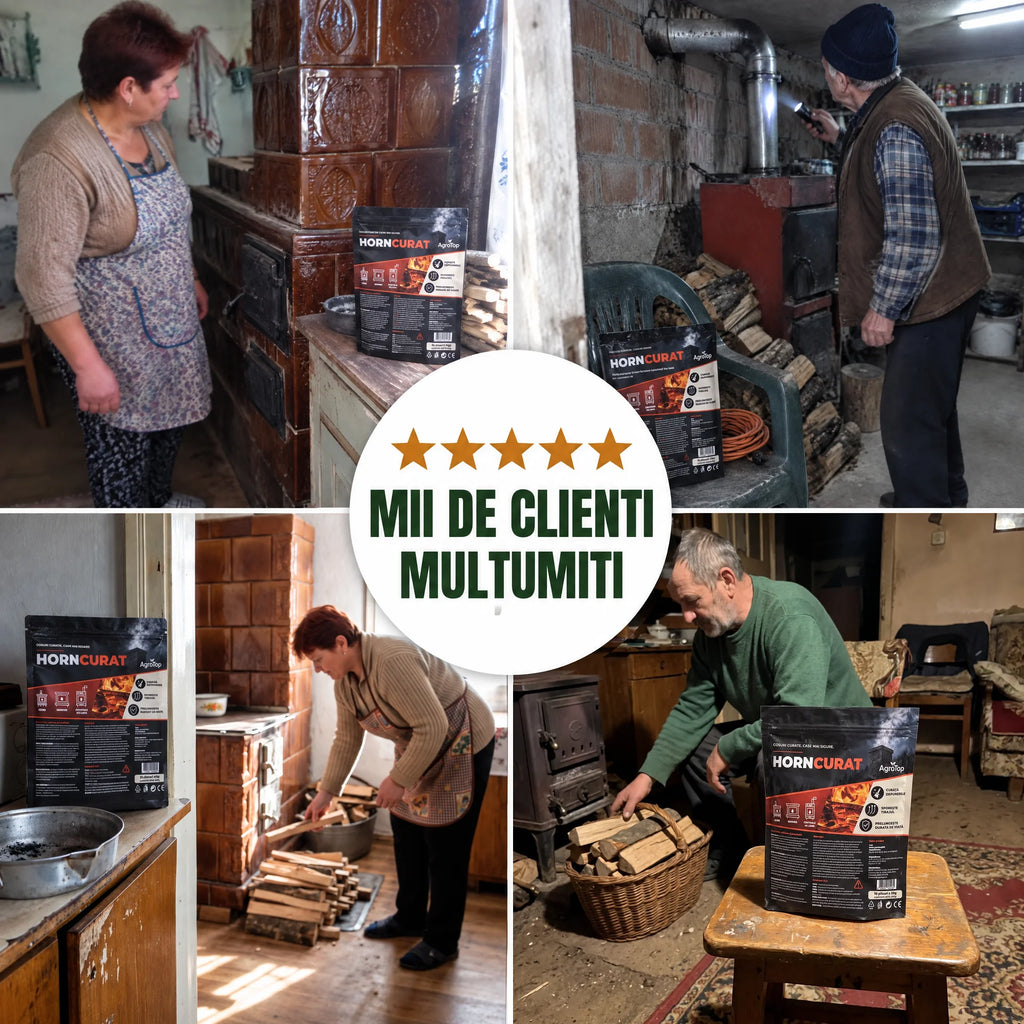 HornCurat - Plicuri pentru curatarea sobelor si a hornurilor
