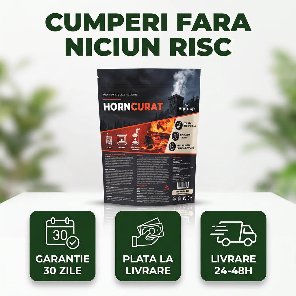 HornCurat - Plicuri pentru curatarea sobelor si a hornurilor