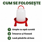 Adapatoare automata de apa pentru pasari