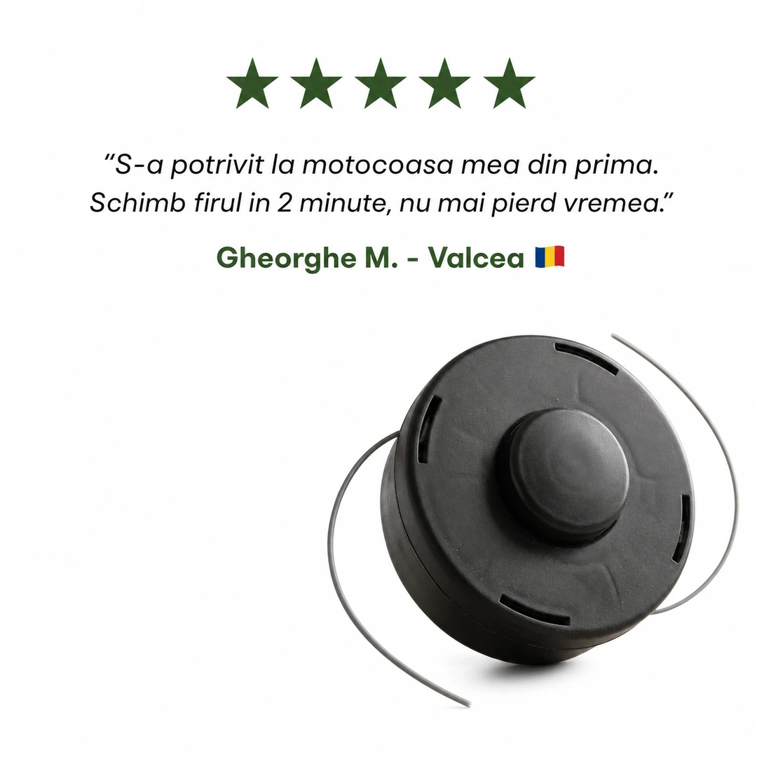 Cap tambur motocoasa cu ata
