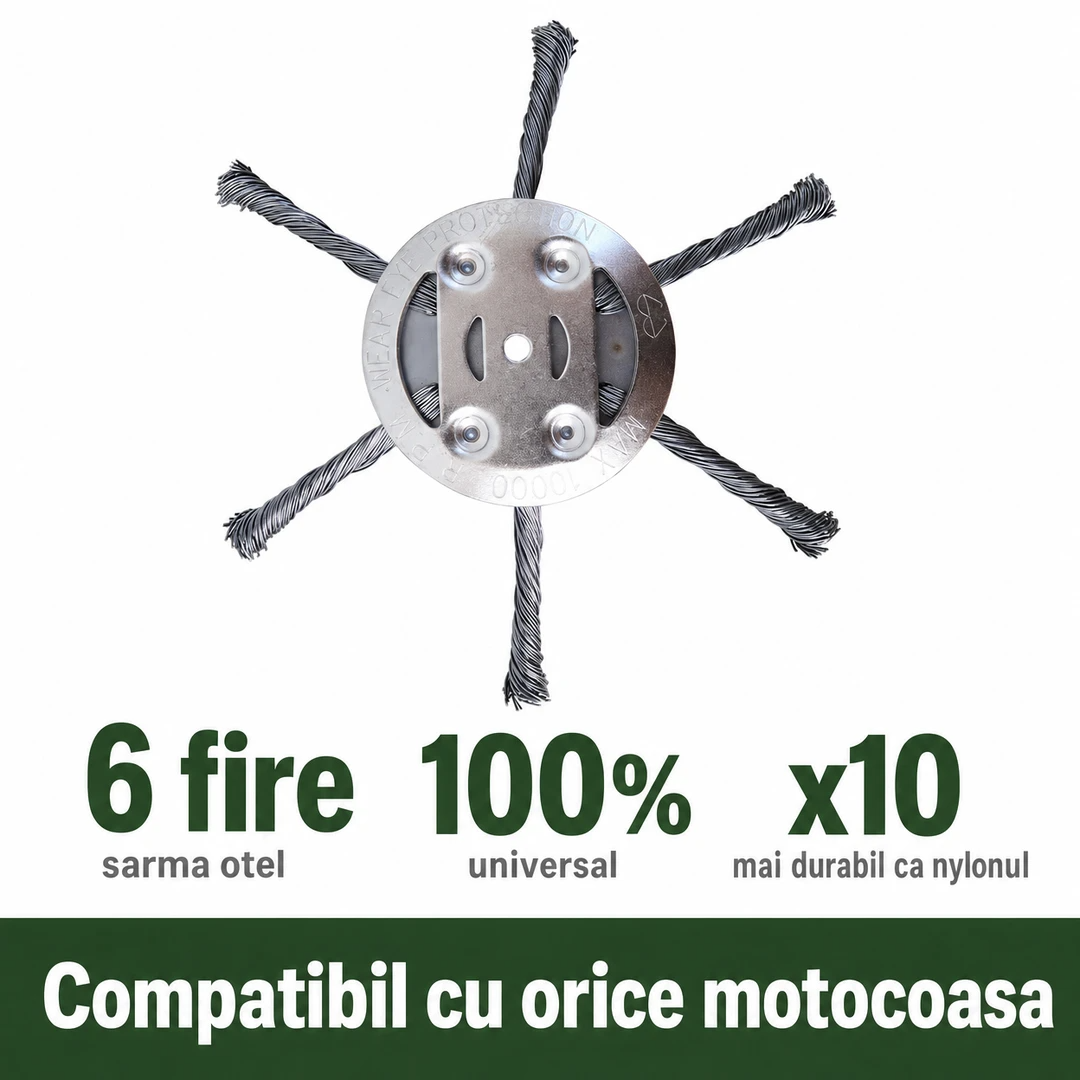 Cap tambur motocoasa cu sarma