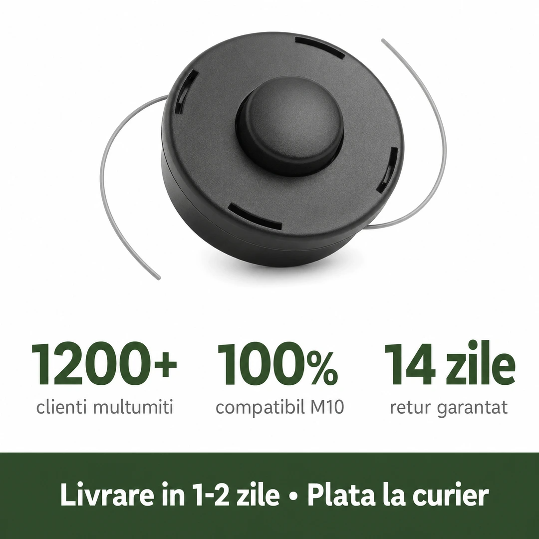 Cap tambur motocoasa cu ata