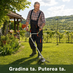 Cap tambur motocoasa cu sarma