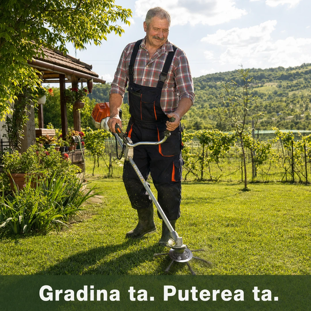 Cap tambur motocoasa cu sarma