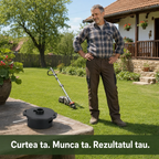 Cap tambur motocoasa cu ata