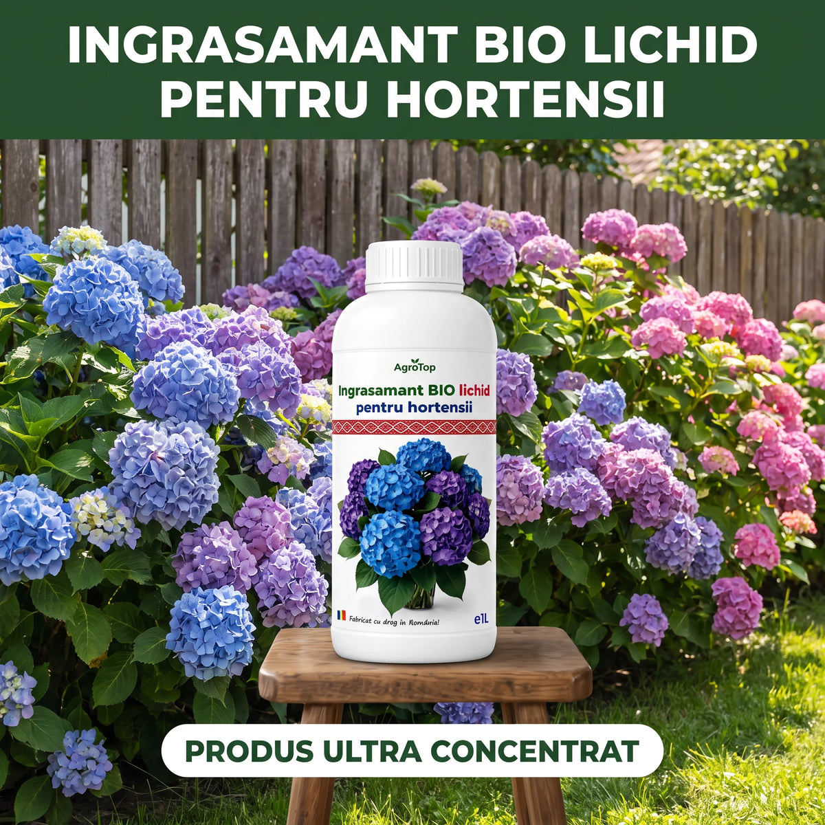 Ingrasamant BIO lichid pentru hortensii, 1L