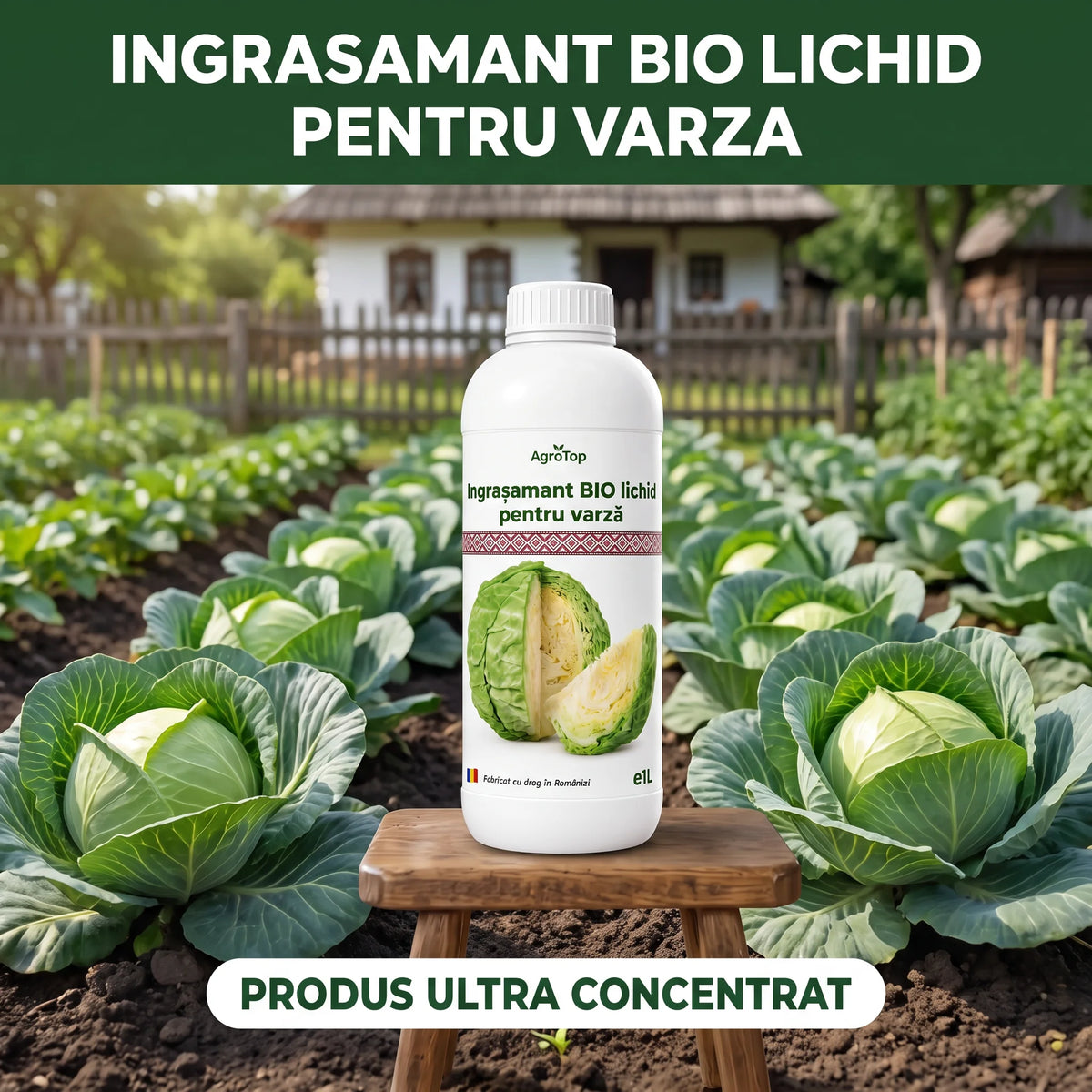 Ingrasamant lichid pentru varză, 1L
