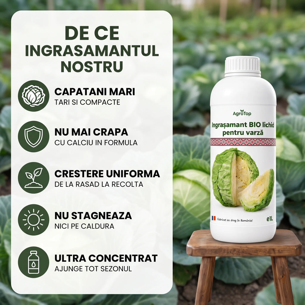 Ingrasamant lichid pentru varză, 1L