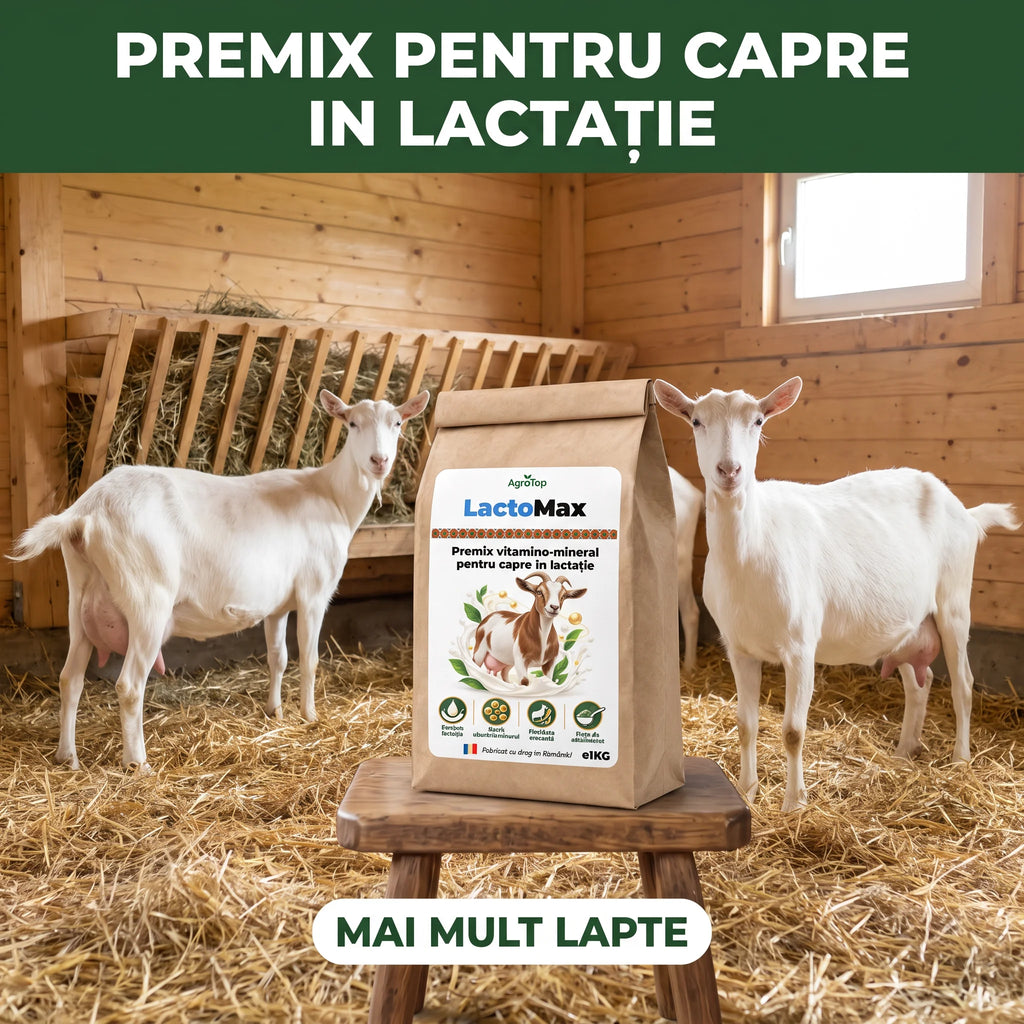 LactoMax - Premix vitamino-mineral pentru capre în lactație, 1KG