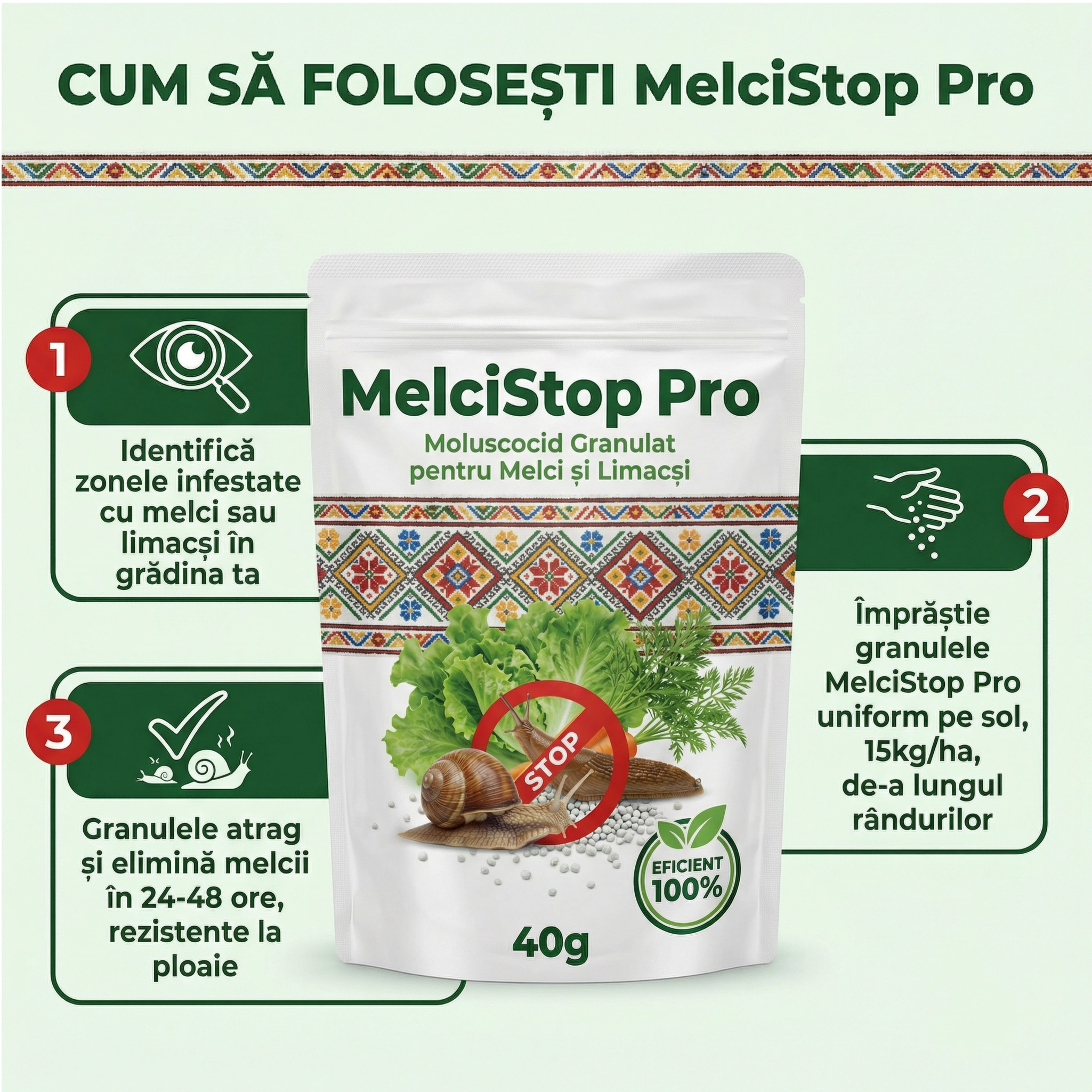 Moluscocid MelciStop Pro, 40g