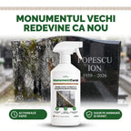 MonumentCurat - Soluție pentru curățarea și întreținerea pietrei funerare