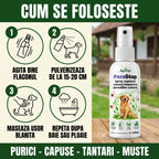 ParaStop - Spray repelent natural împotriva paraziților externi, 100ml