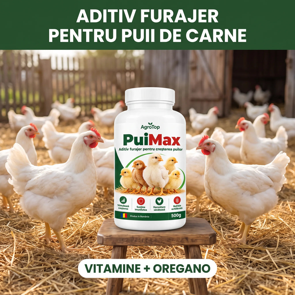 PuiMax - Aditiv furajer pentru cresterea puilor, 500g