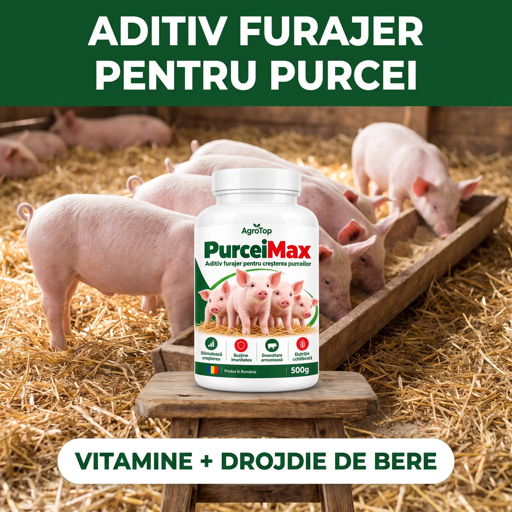 PurceiMax - Aditiv furajer pentru cresterea purceilor, 500g