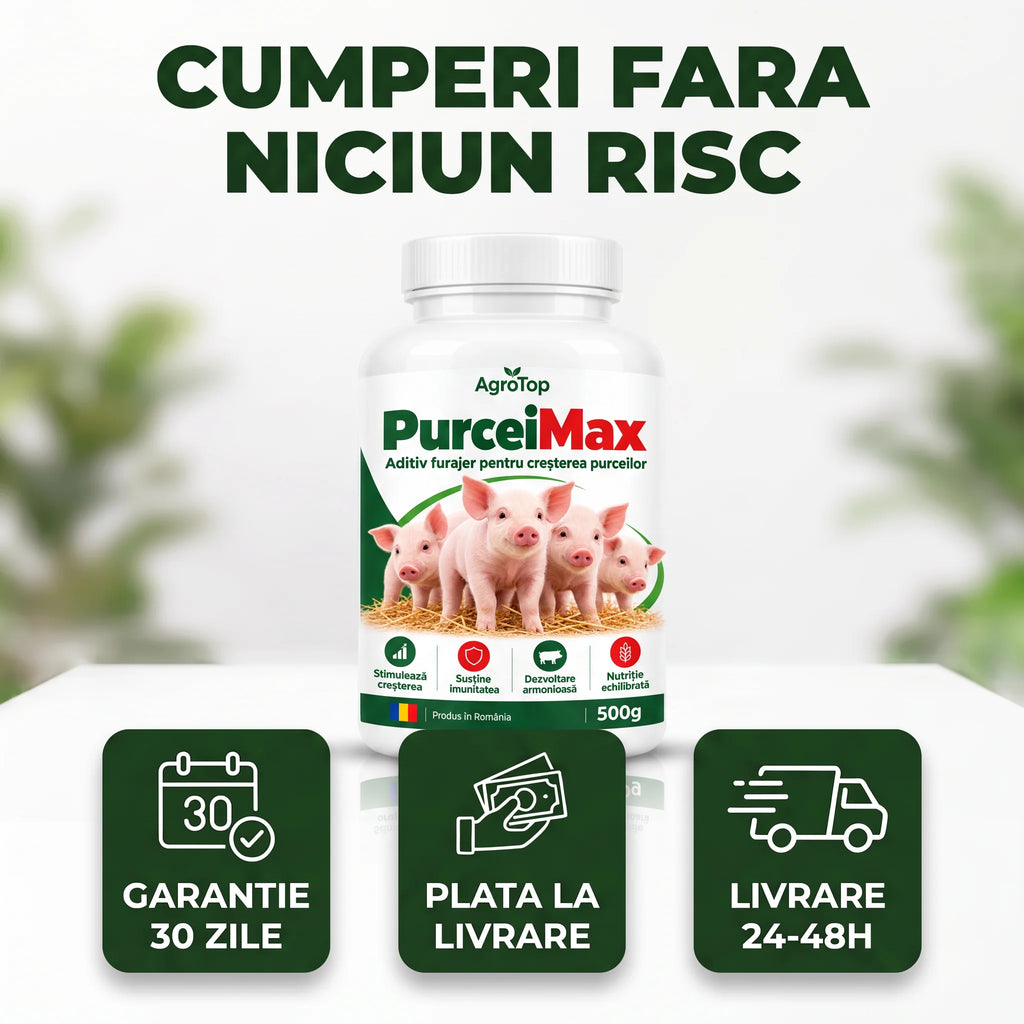 PurceiMax - Aditiv furajer pentru cresterea purceilor, 500g
