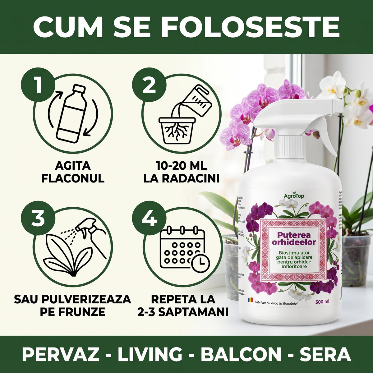 Puterea Orhideelor 500 ml buc.