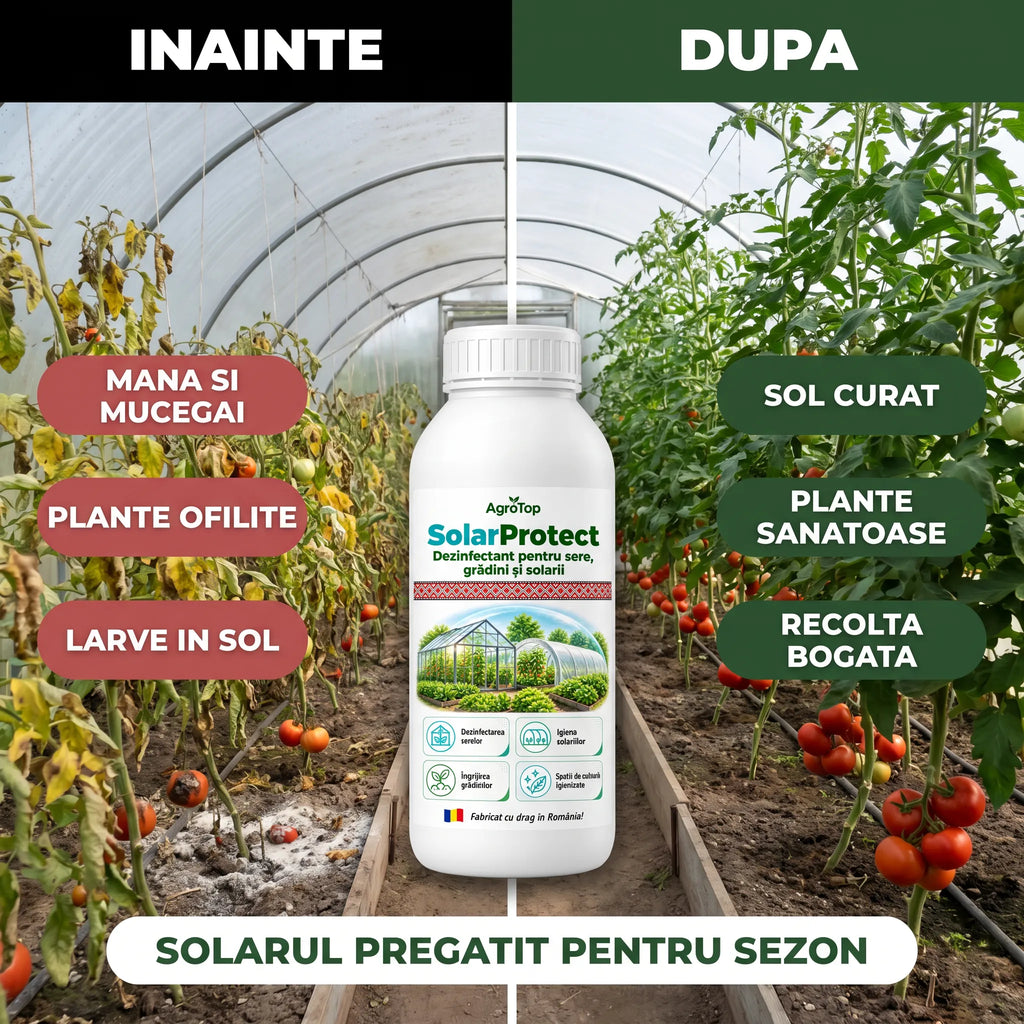 SolarProtect - Dezinfectant pentru sere, gradini si solarii, 1L