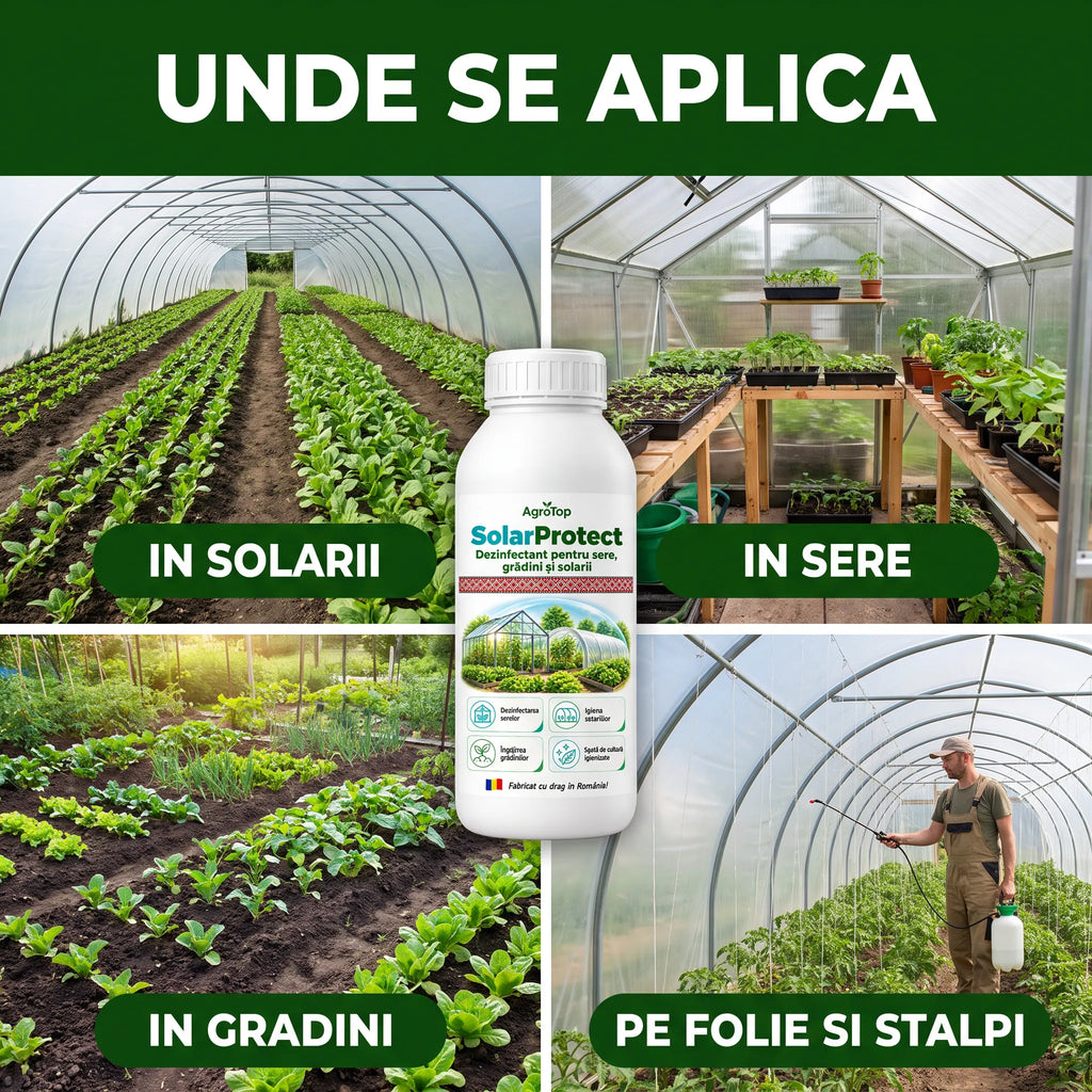 SolarProtect - Dezinfectant pentru sere, gradini si solarii, 1L