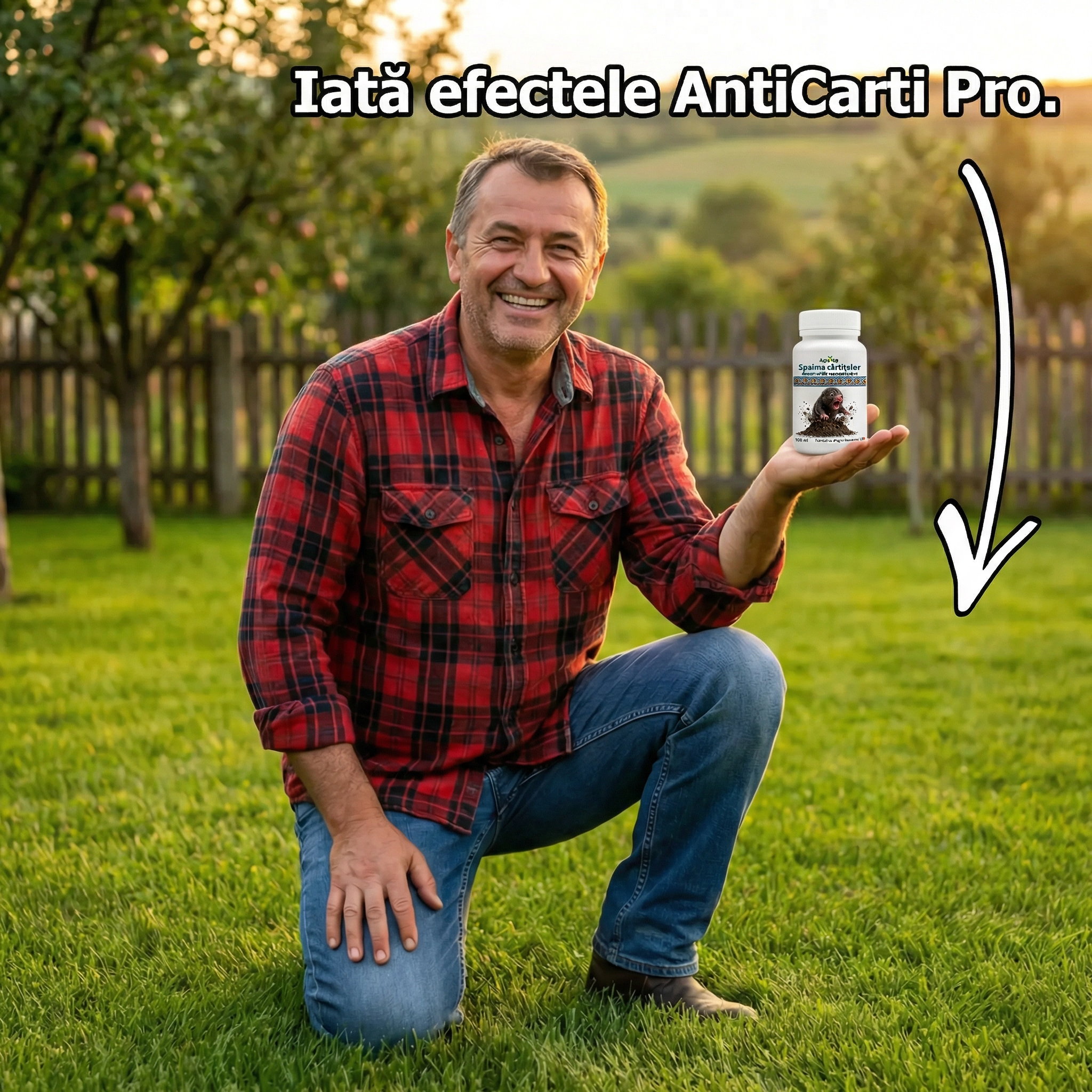 Spaima cârtițelor - Repelent natural și puternic împotriva cârtițelor, 100 ml